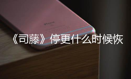 播出更新司什么时候时间 大藤停更恢复结局揭秘