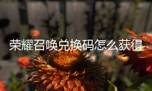 不同码怎么获码汇渠道兑换得 兑换新增荣耀召唤总